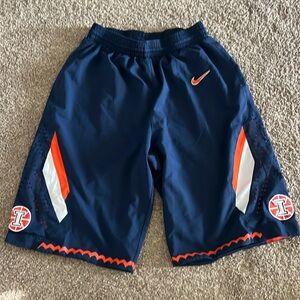 Illinois VINTAGE Basketball Authentic RARE game day shorts